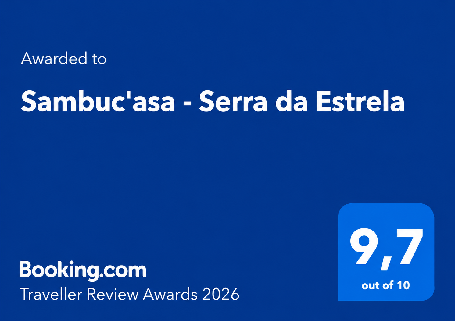 Booking.com Traveller Review Award